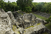 Mayan ruins. Becan. Campeche. Mexico.