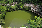 Sacred Cenote. Chichen Itza. Yucatan. Mexico.