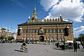 Town Hall at Rhaduspladsen (Town Hall Square), Copenhagen. Denmark