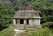 Palenque Maya archaeological site. Chiapas, Mexico