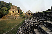 Palenque Maya archaeological site. Chiapas, Mexico