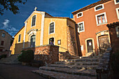 The Church of Roussillon in France