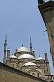 The landmark Mohammed Ali mosque (Alabaster mosque) on top of Saladin Al Aywbi citadel in Cairo. Egypt