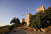 Castelo de Sao Jorge Ramparts, Lisbon, Portugal