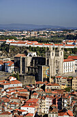Rooftops and aerial view of Porto Old Town UNESCO World Heritage, Portugal