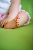 Fuß von einem Baby (8 Monate), Wien, Österreich