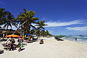 View along beach of Playa El Aqua, Isla Margarita, Nueva Esparta, Venezuela