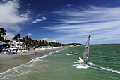 Windsurfer at Playa El Yaque, Isla Margarita, Nueva Esparta, Venezuela