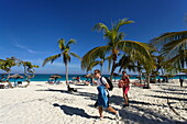 Sandy beach near Hotel Sol Rio de Luna y Mares, Playa Esmeralda, Guardalavaca, Holguin, Cuba, West Indies