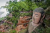 China- April 2008. Sichuan Province. Leshan City. The Grand Buddha (Da Fo) W.H.