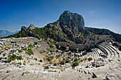 Theatre,  ruins of Termessos near Antalya,  Turkey