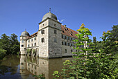 Palais of Mitwitz,  naer Kronach,  Frankenwald,  Upper Franconia,  Bavaria,  Germany