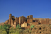 Morocco, near Quarzazate, Glaoui Kasbah at Tamdagt