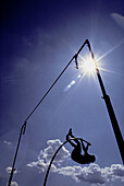 Man Pole Vaulting, Ottawa, Ontario, Canada