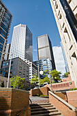 Highrise buildings in downtown Seattle, Washington, USA