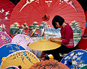 Umbrella Making, Chiang Mai, General, Thailand