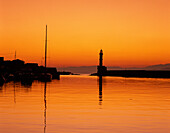 Harbour & Venetian Lighthouse, Chania, Crete, Greek Islands