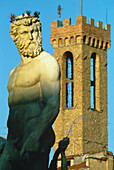 Figure of Neptune (close Up), Florence, Tuscany, Italy