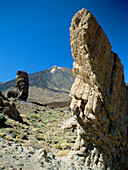 Las Canadas National Park large rock, Mount Teide, Tenerife, Canary Islands