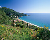 View of Bay, Agios Gordis, Corfu, Greek Islands