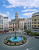 Plaza De La Consitution, Malaga, Costa del Sol, Spain