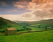 View of Dales, Swaledale, Yorkshire, UK, England