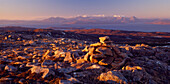 Bealach Na Ba & View of Isle of Skye, Applecross, Highland, UK, Scotland