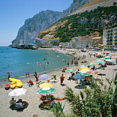 Beach Scene, Catalan Bay, Gibraltar