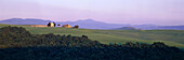 Landscape with Hamlet, Capella (Nr. San Quirico), Tuscany, Italy