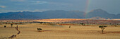 Landscape with Rainbow, General Desert, Namib Rand, Namibia