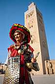 Water-seller by Koutoubia Minaret, Marrakesh, Morocco