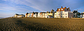 Houses Overlooking Beach, Aldeburgh, Suffolk, UK, England