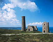 Wheal Coates Engine House Ruins, St. Agnes, Cornwall, UK, England