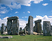 View of Ancient Stones, Stonehenge, Wiltshire, UK, England