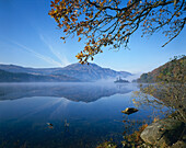 Loch View in Autumn, Loch Venachar, Central, UK, Scotland