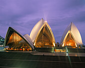 Opera House at Night, Sydney, New South Wales, Australia