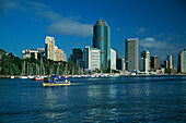 Brisbane River & City Skyline, Brisbane, Queensland, Australia