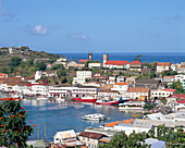 Overview of Harbour, St. George's Harbour, Grenada, Caribbean