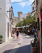 Street Scene, Tossa De Mar, Costa Brava, Spain