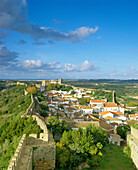 View over Rooftops, Obidos, Estremadura, Portugal