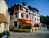 Cafe Scene, Honfleur, Normandy, France