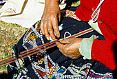 Indigenous Lady Weaving, General, Peru