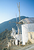 Old Windmills, Olimbos, Karpathos Island, Greek Islands