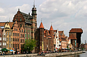 RIVERSIDE SCENE, GDANSK, POLAND