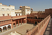 View of the Junagarh Fort and Palace, Bikaner, Rajasthan, India