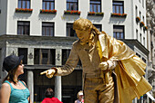 Lebende Statue, Spanische Hofreitschule, Hofburg, Wien, Österreich