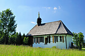 Kapelle bei Burg Weißenstein, Regen, Bayerischer Wald, Niederbayern, Bayern, Deutschland