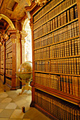 Bibliothek, Stift Melk, Wachau, Niederösterreich, Österreich