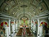 Interior view of San Agustin church at Intramuros district, Manila, Luzon Island