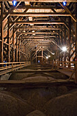 timber roof truss of St Nikolaikirche, Berlin